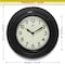 Infinity Instruments Retro Escape 9.75 in. Wall Clock - Black 20305BK-4543 - alternate 4